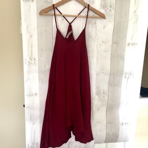 Flowy Maroon Dress